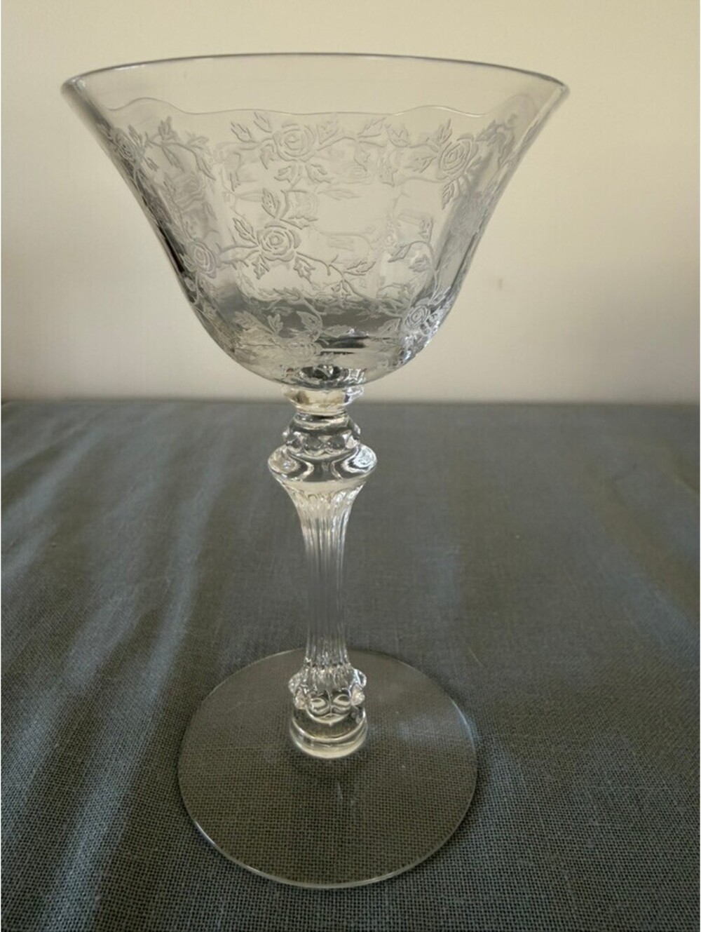 Vintage Tiffin-Franciscan Champagne or Sherbet Glass